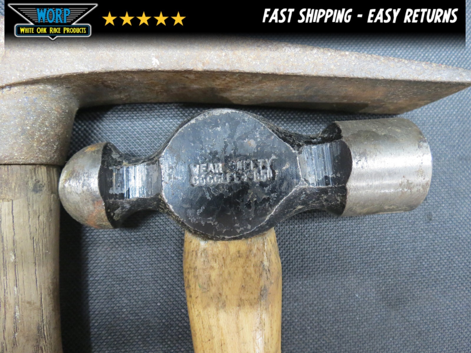 VINTAGE HAMMER LOT MADE IN USA BALL PEEN CROSS PEIN ROCK AUTO BODY 6