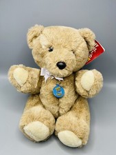 Vintage Dakin Tan Teddy Bear Plush Jointed Arms Legs 1986 Blue Tag w/ Ear Tag
