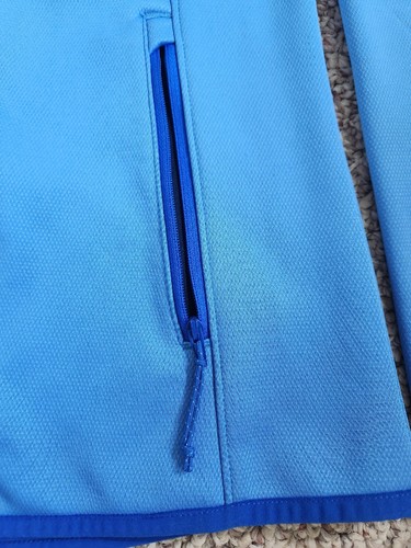 Columbia Women's Zip Up Blue Fleece Lined Jacket Size Small with Pockets - Picture 5 of 6