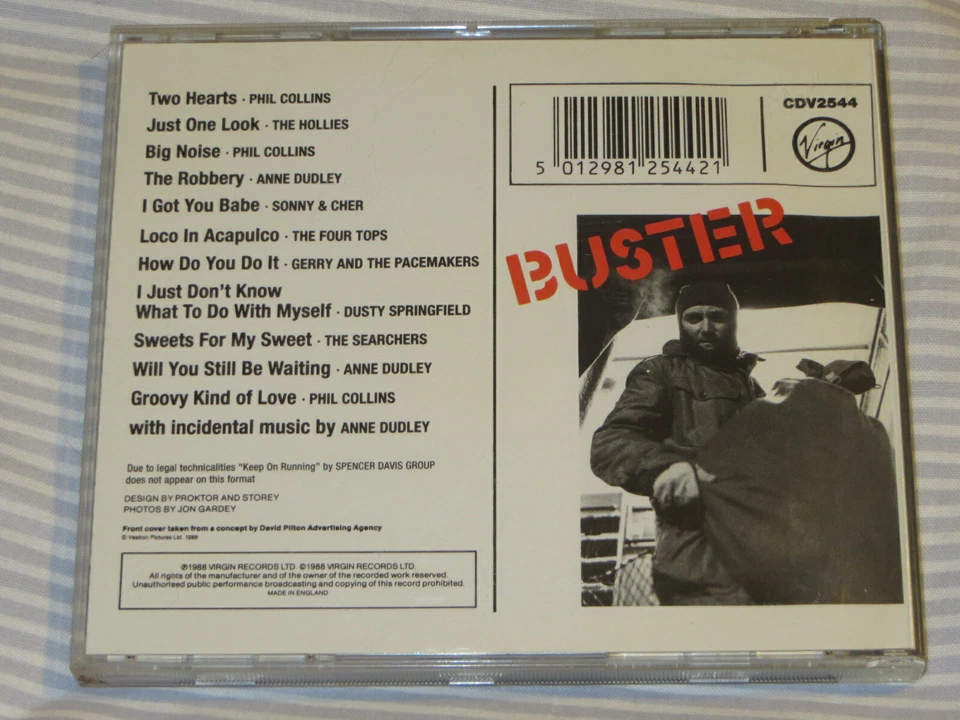 PHIL COLLINS Buster O.S.T. (CD 1988) MADE IN WEST GERMANY - Image 2 of 3