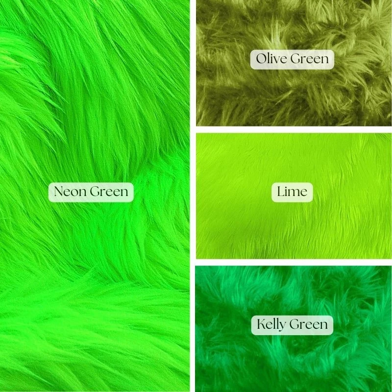Fluffy Shaggy Faux Fur Fabric – 60” Wide by the Yard for Home & Fashion - Image 2 of 4