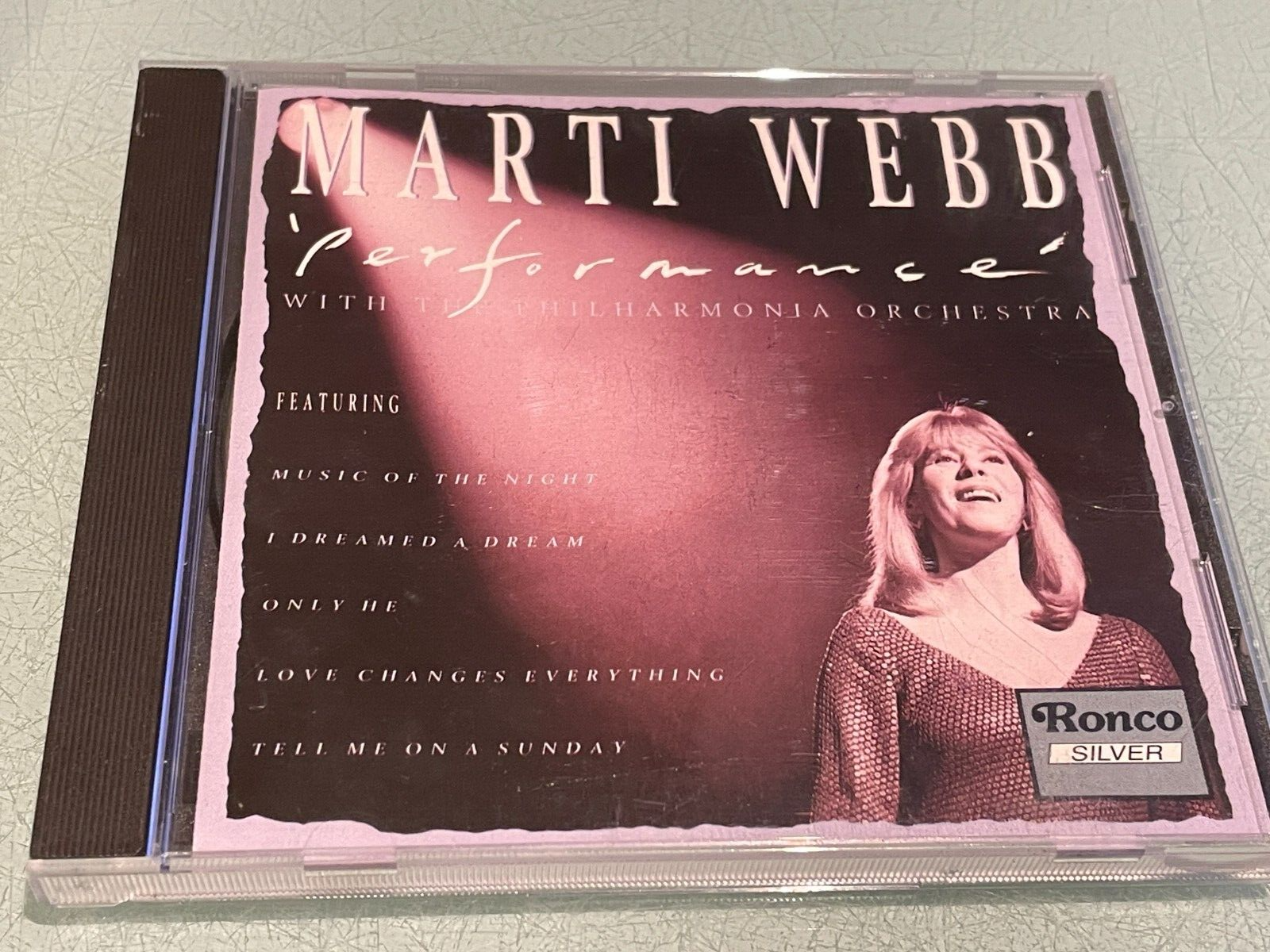 Marti Webb - Performance - CD Album - 1993 Ronco - 15 Great Tracks From Musicals