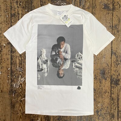 ACTUAL FACT T-SHIRT LUPE FIASCO WEISS S *AUSVERKAUF*