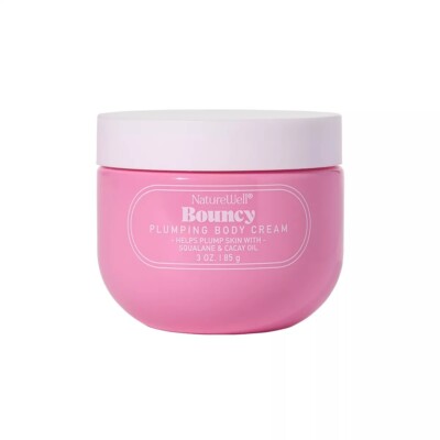 NatureWell Bouncy Plumping Body Cream Set of 4 - 3oz  Jars (Bouncy)