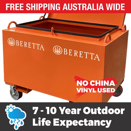 2 x Beretta Firearm Gun 210mm Sticker Decal Premium Vinyl Window Car Trailer 4x4 - Picture 6 of 7