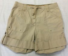 LIZ CLAIBORNE AUDRA WOMENS 100 COTTON SHORTS SIZE 8