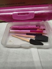 10 Pc Set Paint Brushes Storage Box Holder Storage Case Crafts Art Projects