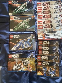 lego Star Wars  manual Instruction Book Lot 7914 7913 8093 9498 8083 8015 8084