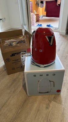 SMEG KLF03RDEU Wasserkocher Rot 1,7 Liter Wie Neu