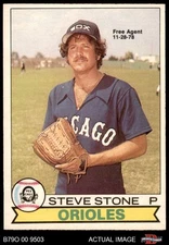 1979 O-Pee-Chee #115 Steve Stone  Free Agent 11-28-78 Orioles 7 - NM