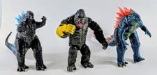 Lot of 3 Godzilla X Kong: The New Empire Kong W/Beast Glove Action Figure 6  