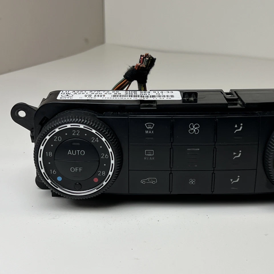 Mercedes-Benz ML 320 2008 calefacción aire acondicionado climatización panel de control de temperatura A2518707289 OEM Foto 4 de 4