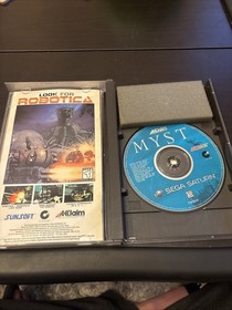 Myst (SEGA Saturn, 1995) Complete CIB w/ Reg Card - Tested and Working!