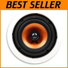 Paintable 6.5" In-Ceiling Speaker, Whole House Audio