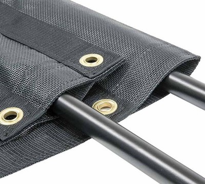 Mytee Products 8'x18' Dump Truck Mesh Tarp with 5 Inch 18Oz Double Pocket & Grom