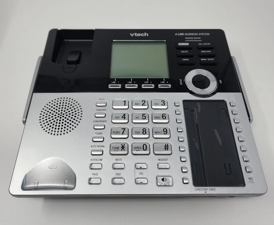 VTech CM18445 DECT 6.0 4-Line Business Office Phone Console w/ Answering System - Image 3 of 4