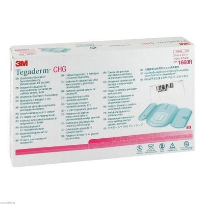 TEGADERM 3M CHG I.V. Fixierverb.7x8,5 cm 1660R 25 St
