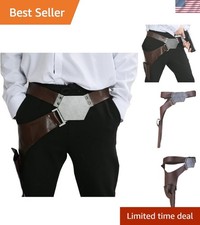 Adult Han Solo Belt Cosplay Costume PU Holster Belt Props Adjustable