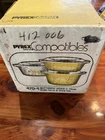 SEALED BOX - Vintage Pyrex Butterfly Gold 470-4 Bake, Serve & Store Set