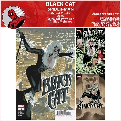 Black Cat (2025) #1 2 3 Marvel Comics COVER SELECT