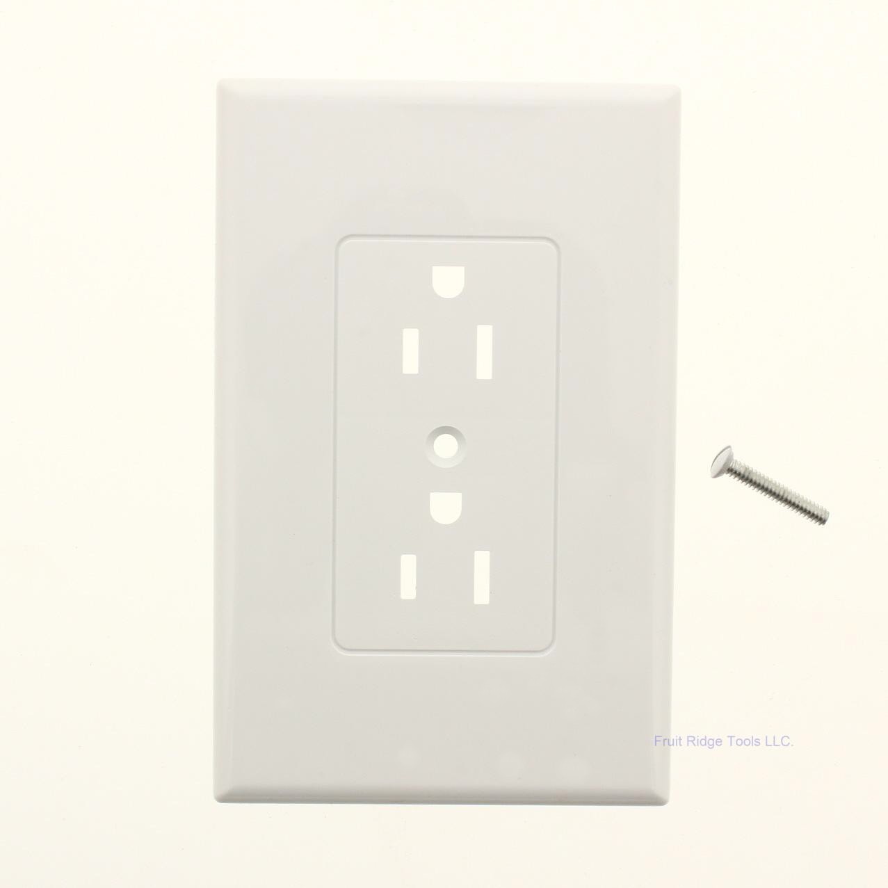 Cover Plate For Duplex Receptacle Outlet