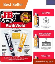 2-Part 8276 Kwik Weld Epoxy - Paintable and Sandable for Perfect Finishes