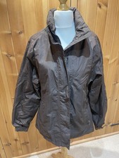 Target Dry Women’s Water Repellent Anorak With pack away Hood Size UK 16 Brown