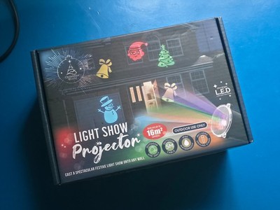 Lichtshow Projektor Außeneinsatz Weihnachtswelt Figur Weihnachtsdeko 
