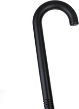Halloween Black Cane Prop for Adults Kids, Costume Wizard Staff Accessory, Mag