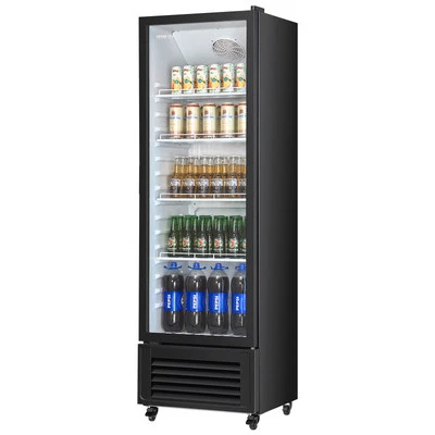 VEVOR Commercial Merchandiser Refrigerator 11.47 CU.FT Glass Door Beverage