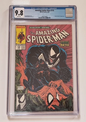 Amazing Spider-Man #316 Venom (1989) McFarlane Art CGC 9.8 White Pages!!