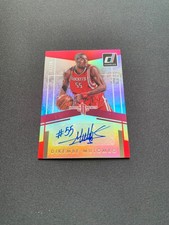 2016-17 Panini Donruss Elite Signatures Red 07/25 Dikembe Mutombo Auto HOF