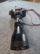 Exakta VX500 35mm SLR camera With Rare Taika Tele Coligon 400mm Lense
