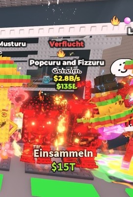 2,8B Cursed Popcuru and Fizzuru Steal a Brainrot Secret Selten Top Preis