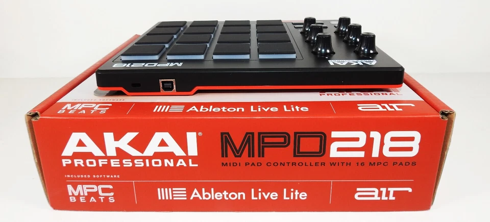 AKAI Professional MPD218 MIDI Pad Controller Drum Pad Machine 16 Pads * - Bild 2 von 2