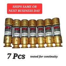 7 Pcs Bussmann FRN-R-25 25A Fusetron Dual Element Time-Delay Fuse 250V FRN-R 25