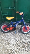 Spiderman Kids 14-inch Bike In Blue And Red Fair Condition