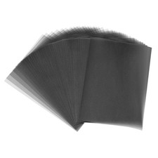100 Sheets 4"x6" Vellum Papers, 100GSM Printable Translucent Papers, Black