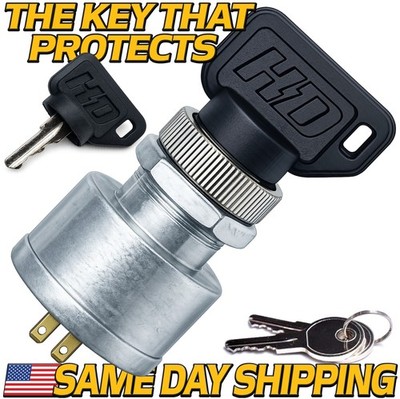Key Switch Fits EZGO 1981Up 4 Prong w/Lights Golf Cart Gas, Electric 4 KEYS