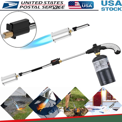 #ad Propane Torch Weed Burner Weed Torch Flamethrower Heavy Duty Blow Torch Control $30.98