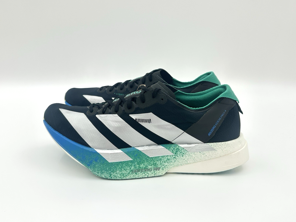 Adidas Adizero Adios Pro 4 Men's Size 10 Running Shoes Black Green