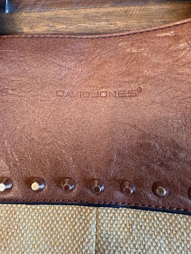 David Jones Schultertasche gelb Baumwolle und Kunstleder - Bild 4 von 22