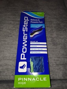 Powerstep Full Length Orthotics Pinnacle High Arch Women 7/men 5/5.5