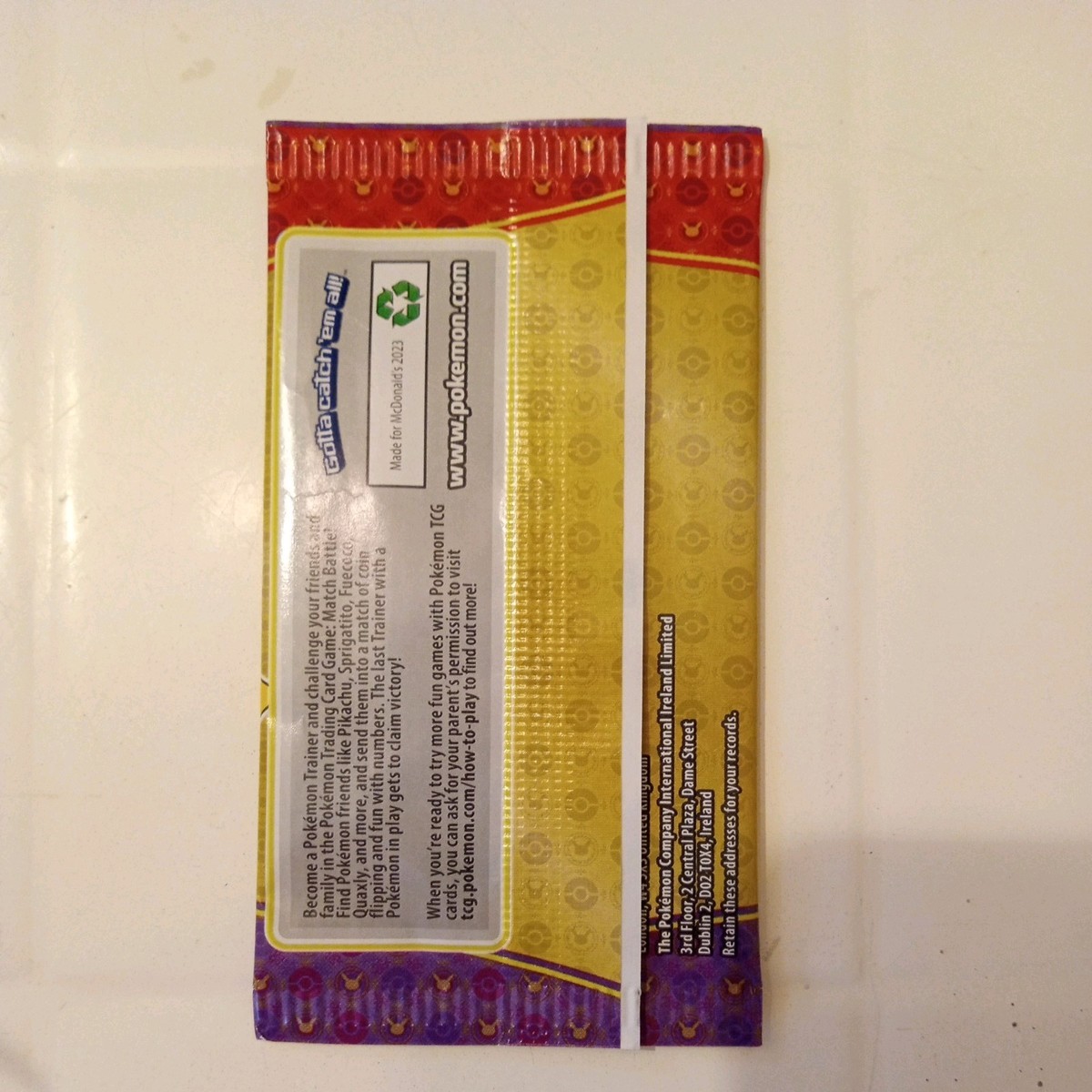 Pokmon TCG - 2023 McDonald's Match Battle Booster Pack - Sealed | eBay Pokmon TCG - 2023 McDonald's Match Battle Booster Pack - Sealed | eBay