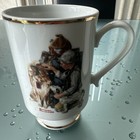 Vintage 1981 Danbury Mint Norman Rockwell Porcelain Mugs 14 oz Capacity Set of 4 — photo 2