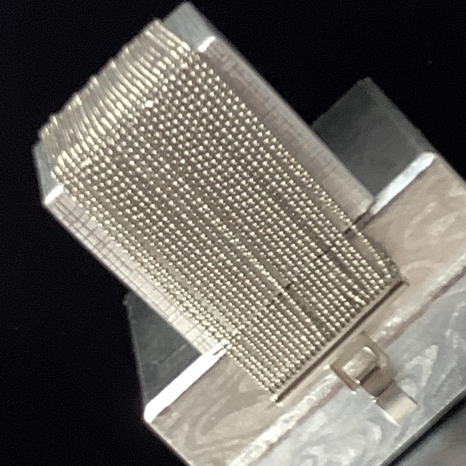 Simulated Liquid Silver Multi Strand Ball Bead Ch… - image 10