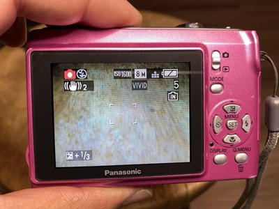 Panasonic LUMIX DC Vario DMC LS80 Rose PINK Digital Camera TESTED