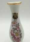 Vintage Gerold Porzellan Tettau Bavaria Bud Vase w/ Flower Pattern & Gold Trim — photo 2