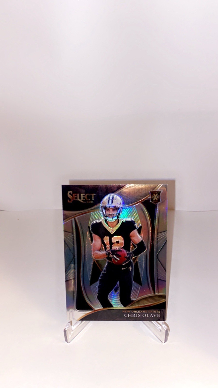 Chris Olave Rookie 2021 Panini Select XRC SILVER PRIZM New Orleans Saints #413
