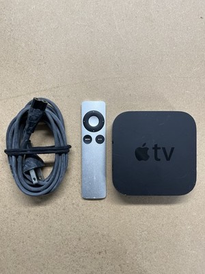 Apple TV A1469 3rd Generation Media Streamer Unit with Remote and Power Cord